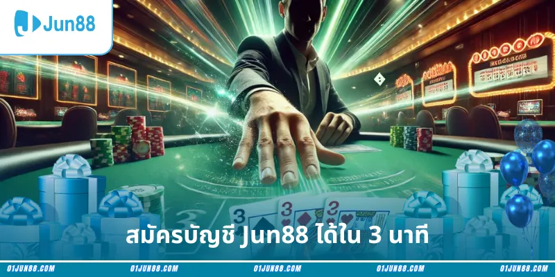 สมัครบัญชี Jun88 ได้ใน 3 นาที